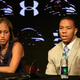 Ray Rice of the Baltimore Ravens addresses a news conference with his wife, Janay, at the Ravens training center on May 23, 2014, in Owings Mills, Md. Rice spoke publicly for the first time since facing felony assault charges stemming from a February incident involving Janay at an Atlantic City, N.J., casino.
Rob Carr/Getty Images